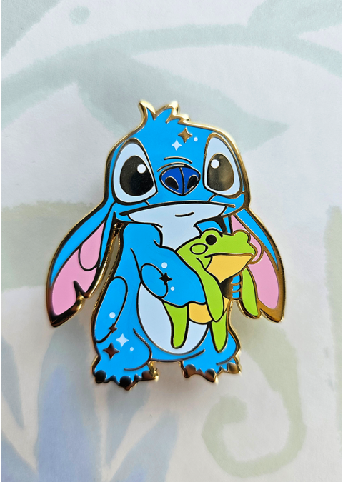 Stitch et la grenouille